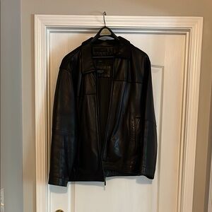 Claiborne Black Outerwear Jacket Great Shape
